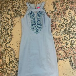 RARE! Lilly Pulitzer beaded coral dress in size 0
